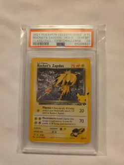 Pokemon Celebrations 25th Anniversary Zapdos Holo Rare Card 15/132 PSA 10 - Image 3