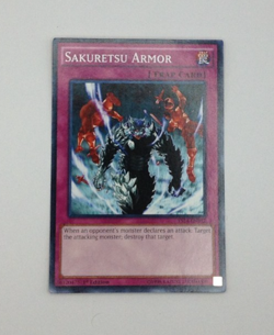 YS14-EN032 Sakuretsu Armor Common 1st Edition Yugioh Card. Free UK Postage - Image 2