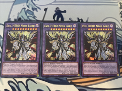 Yugioh Evil HERO Neos Lord x3 Ultra Rare SUDA-EN031 Near Mint - Image 1