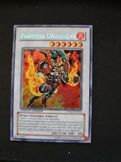 Yugioh Flamvell Uruquizas HA01-EN024 Limited Edition Secret Rare MP - Image 1