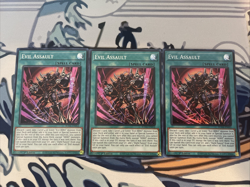 Yugioh Evil Assault x3 Super Rare SUDA-EN052 Near Mint - Image 1