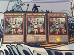 Yugioh Parolor Dragonmaid x3 Ultra Rare BLMM-EN060 Near Mint - Image 1