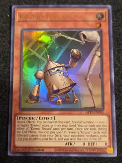 Yugioh Kozmo Tincan GFTP-EN085 Ultra Rare 1st Edition NM - Image 1