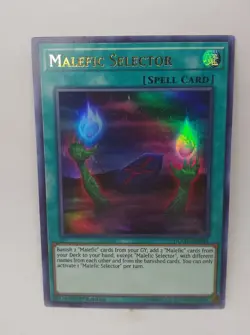 YU-GI-OH! Malefic Selector. DUOV-EN045. 1st Edition Ultra Rare Card. TCG Yugioh - Image 1