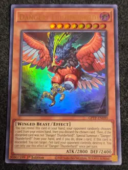 Yugioh Danger! Thunderbird! GFTP-EN090 Ultra Rare 1st Ed NM - Image 1