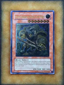 Yugioh Yellow Baboon, Archer Of The Forest SOVR-EN084 Ultimate Rare LP - Image 1