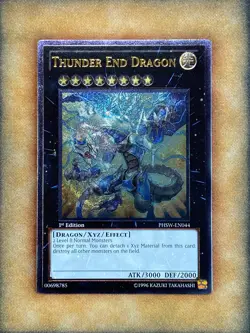 Yugioh Thunder End Dragon PHSW-EN044 Ultimate Rare 1st Ed NM - Image 1