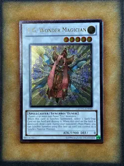 Yugioh T.G. Wonder Magician EXVC-EN040 Ultimate Rare LP - Image 1