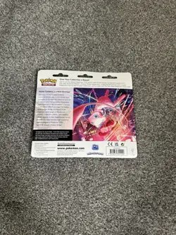 Pokemon TCG Fusion Strike Espeon Promo Card Triple Blister Booster Packs, Sealed - Image 2