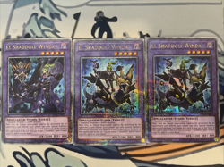 Yugioh El Shaddoll Winda x3 Quarter Century Secret Rare RA04-EN052 Near Mint - Image 1