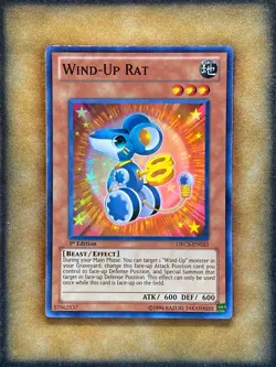Yugioh Wind-Up Rat ORCS-EN023 Super Rare 1st Ed NM - Image 1
