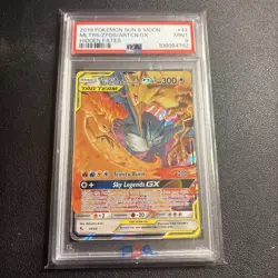Pokemon Sun & Moon Moltres Zapdos Articuno GX Tag Team Card PSA 9 #44 - Image 1