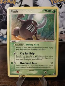 Pokemon - EX Legend Maker - Pinsir 24/92 Rare MP/LP Card - Image 1