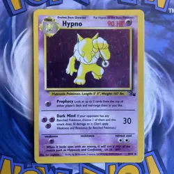 Hypno Pokemon Trading Card Game Base Set 2 #15/130 Holo Rare - Image 1