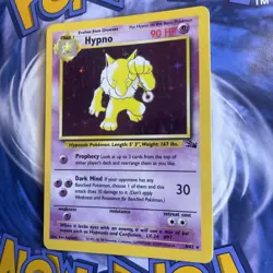 Hypno Pokemon Trading Card Game Base Set 2 #15/130 Holo Rare - Image 3