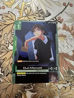 Gundam Card Game Singles GD01-090 R Duo Maxwell New Type Rising - Image 1