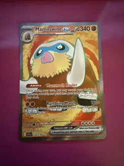 Mamoswine EX 174/159 Full Art NM/M Journey Together Pokemon Card - Image 1