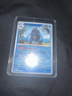 2025 Pokemon TCG Carracosta 023 S&V Black Bolt Reverse Holo Rare Card NM+ - Image 1