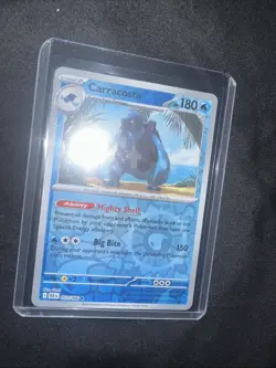 2025 Pokemon TCG Carracosta 023 S&V Black Bolt Reverse Holo Rare Card NM+ - Image 2
