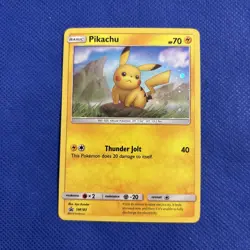 Pokemon Card Holo Pikachu SM183 Black Star Promo Sun & Moon NM - Image 1