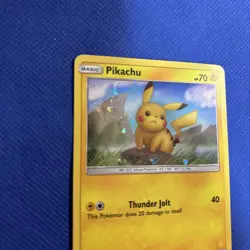 Pokemon Card Holo Pikachu SM183 Black Star Promo Sun & Moon NM - Image 2