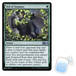 VEIL OF SUMMER Mystery Booster/the List Magic MTG MINT CARD - Image 1
