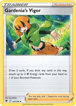 Gardenia’s Vigor 143/189 Astral Radiance Trainer Pokemon Card NM - Image 1