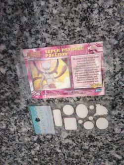 1999 Pokemon Holo Card SEALED Topps Blue Logo Movie Promo #0 Rare Mewtwo Foil - Image 2