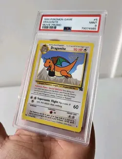 Dragonite #5 - 1999 Black Star Movie Promo *PSA 9 - MINT* Vintage Pokemon Card - Image 4