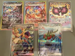 Pokemon TCG Japanese Special Art Rare SAR Cards Bulk Lot 5-Card Mixed Set EX - Image 1