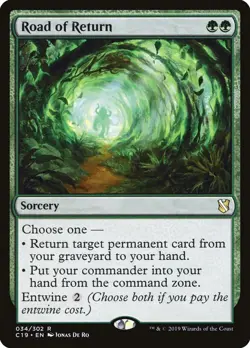 MTG Road of Return [Commander 2019] Near Mint - Image 1