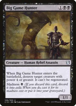 MTG Big Game Hunter [Commander 2019] Near Mint - Image 1