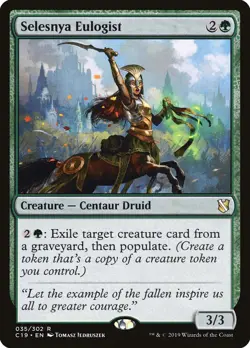 MTG Selesnya Eulogist [Commander 2019] Near Mint - Image 1