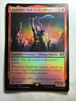 MTG Raubahn, Bull of Ala Mhigo Final Fantasy Foil Rare - Image 1