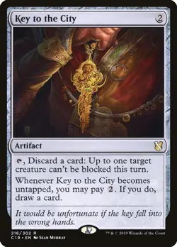 MTG Key to the City [Commander 2019] Near Mint - Image 1