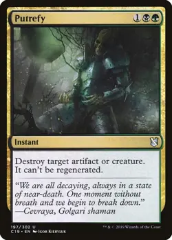 MTG Putrefy [Commander 2019] Near Mint - Image 1