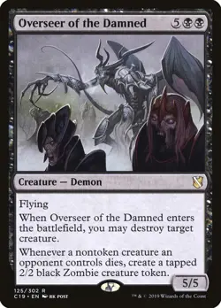 MTG Overseer of the Damned [Commander 2019] Near Mint - Image 1