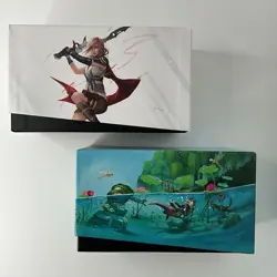 MTG 2x *Empty, Unused* Bundle Boxes For Storage Final Fantasy + Bloom Free Ship - Image 3