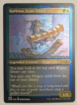 MTG - Korlessa, Scale Singer - Foil Etched - CLB 538 - Battle for Baldur's Gate - Image 1