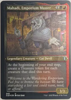 MTG - Mahadi, Emporium Master - Foil Etched - CLB 540 - Battle for Baldur's Gate - Image 1