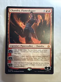 Chandra, Flameshaper - 0081 - Foundations - MTG NM/M - Image 1