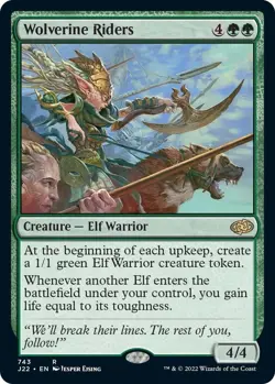 1x Wolverine Riders , English Jumpstart 2022 MTG Magic - Image 1