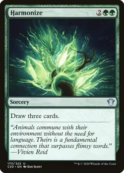 MTG Harmonize [Commander 2020] Near Mint - Image 1
