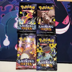 Pokemon TCG Shining Fates *Empty* Art packs lot - Image 1