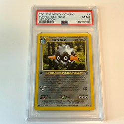 2001 Pokemon "Forretress" Holo 1st Edition Neo Discovery #2 NM-MT PSA 8 - Image 3