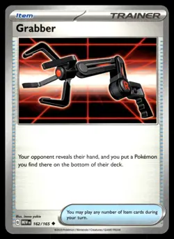 GRABBER - 162/165 - POKEMON 151 MEW-EN ENGLISH C/U SV - NM - Image 1