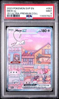 2023 POKEMON 151 SVP BLACK STAR PROMO #053 & #054 MEW EX MEWTWO PSA 9 Sequential - Image 3