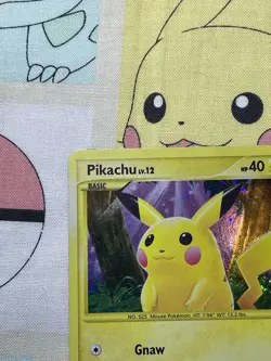 Pikachu 112/111 Rising Rivals Holo Lightly played See Pics Pokemon TCG - Image 3