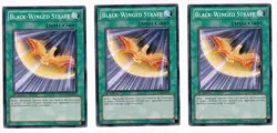 3X Black-Winged Strafe DP11-EN019 - Yugioh Yu Gi Oh! Playset 1st Edition - Image 1