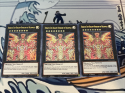 Yugioh Hieratic Sun Dragon Overlord of Heliopolis x3 Ultra Rare GFTP-EN052 NM - Image 1